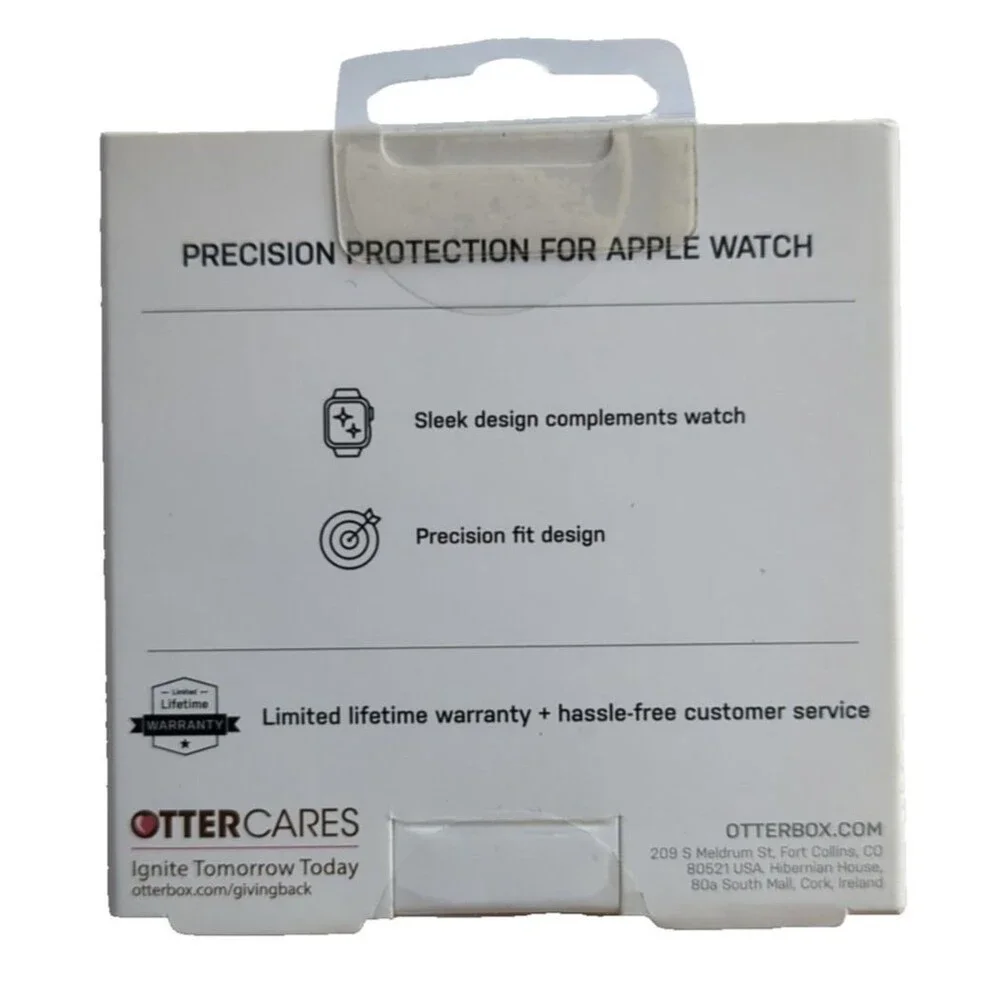 NEW Otterbox Aura Edge Apple Watch Protector 41mm Series 7 Series 8 Black